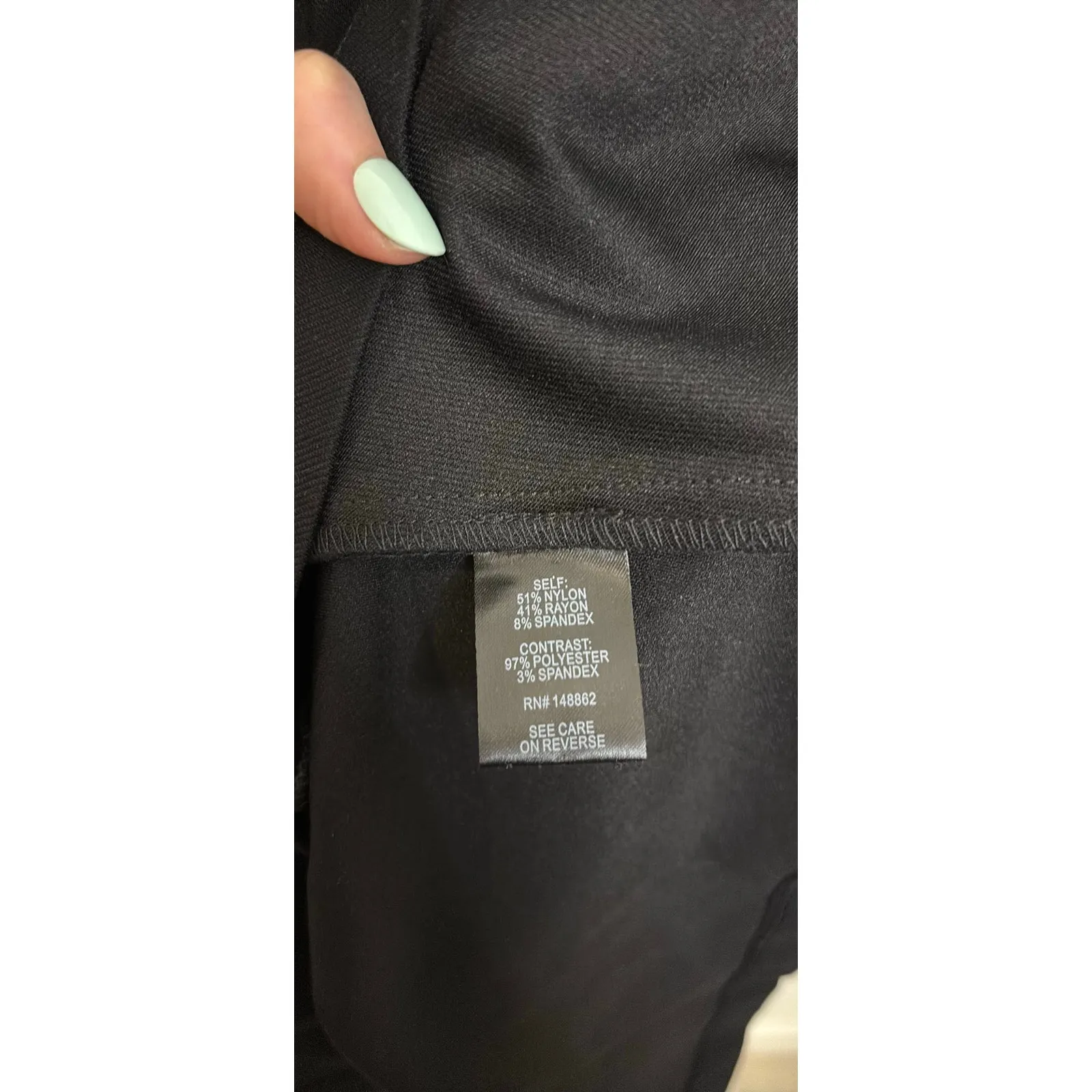 Torrid Tuxedo Dress Womens Size 24 Black Skater Satin Lapel Wrap Belt Mini - Image 5