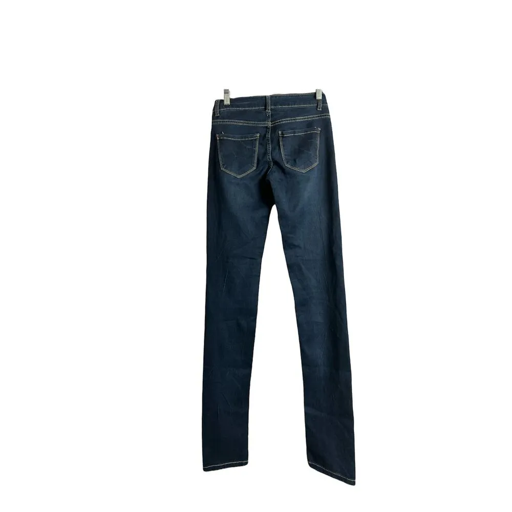 dELiA*s OLIVIA Womens Juniors Skinny Leg Jeans Sz 1 - Image 5