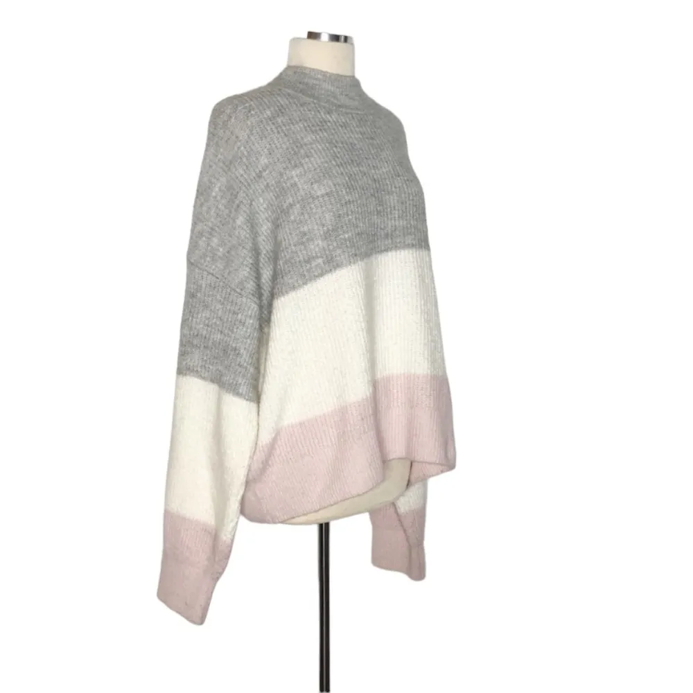 Topshop Striped Colorblock Chunky Sweater - Image 6