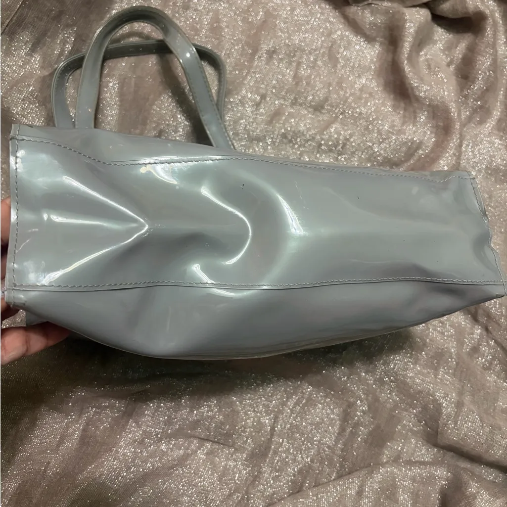 Ted Baker Jelly Gray Tote with Pink Accent Bowtie - Image 8