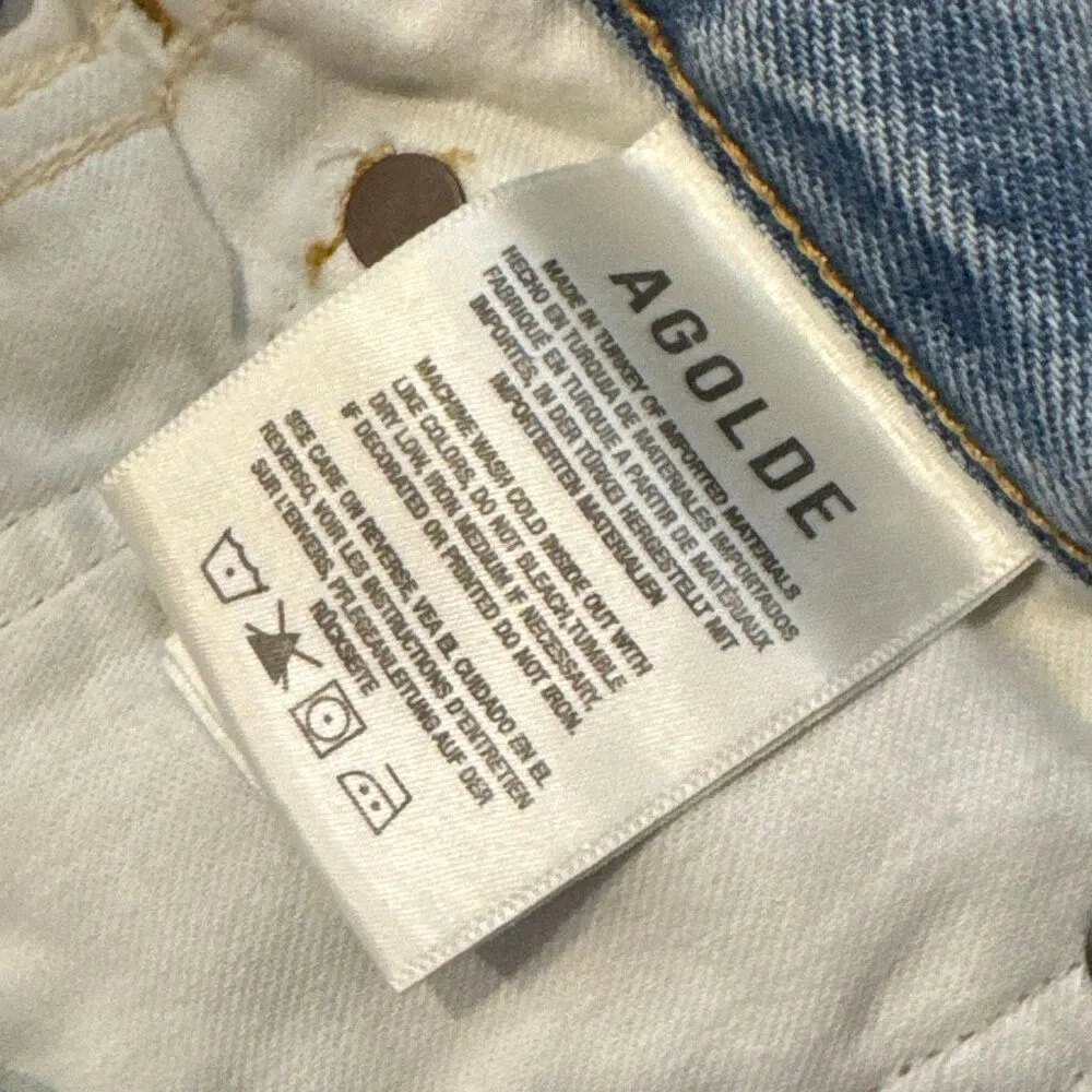 Agolde buttonfly jeans size 24 - Image 3