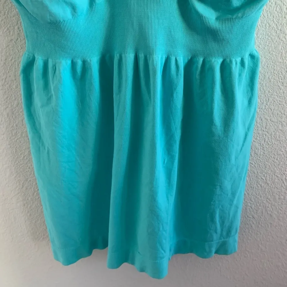 Athleta Blue Stretch Activewear Tank Tennis Golf Running Medium - Image 8