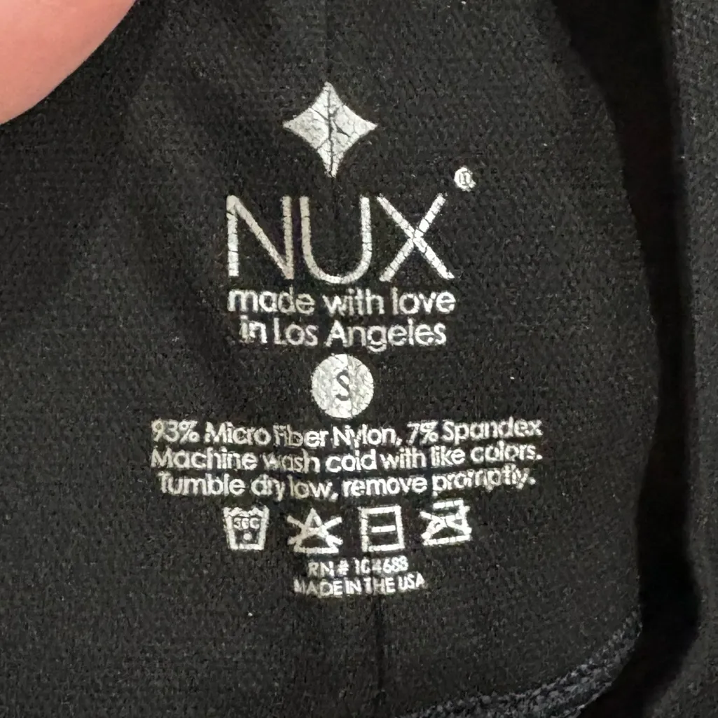 NUX Black and Gray Cheetah Layer Compression Leggings - Image 4