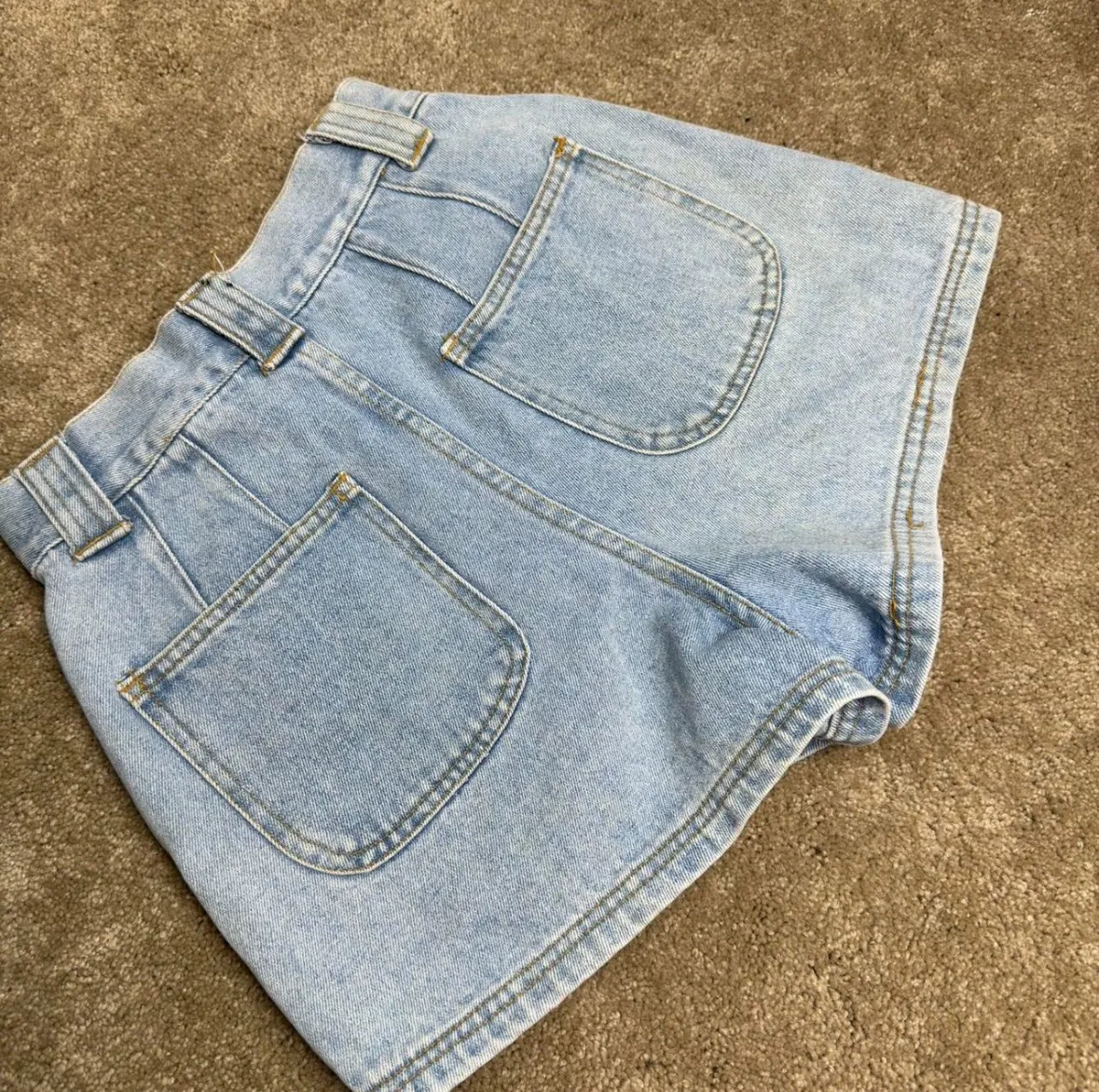 Chazz Vintage Denim Shorts Blue Size 23 - Image 2