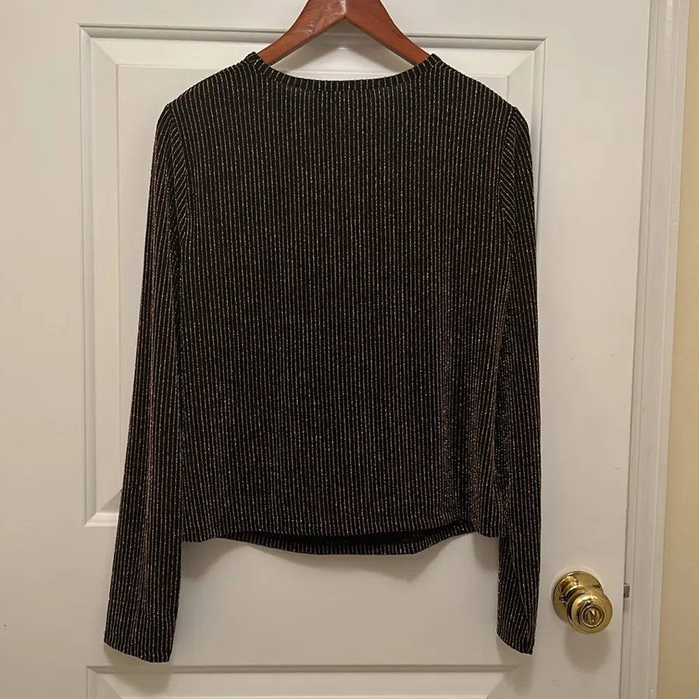 Michael Kors long sleeve sexy top, size L - Image 5