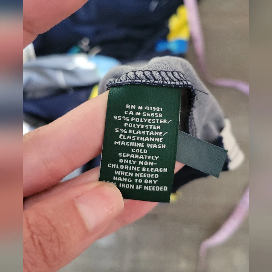 Ralph Lauren Navy Blue Floral Print‎ Jersey Ruched Dress Size 4 - Image 15