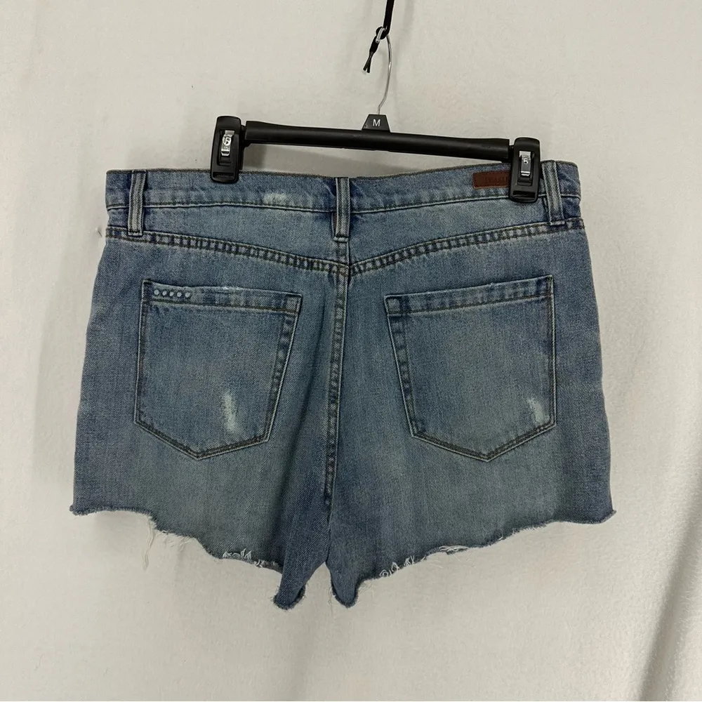 Blank NYC The Barrow Distressed Jean Shorts Women’s 30 Blue - Image 6