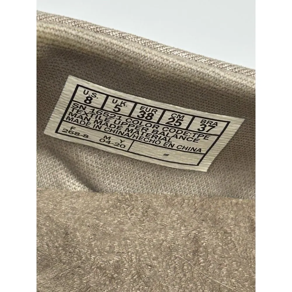 Skechers Goga Mat Go Bliss Walking Women’s Sneaker Size 8 Beige Walking Slip Ins - Image 7