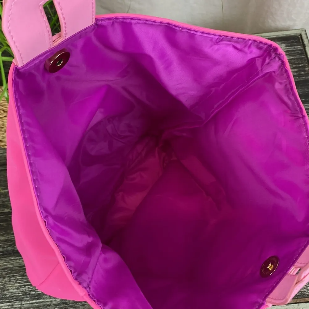 Juicy Couture Hot Pink Two Tone Tote Bag NEW - Image 4