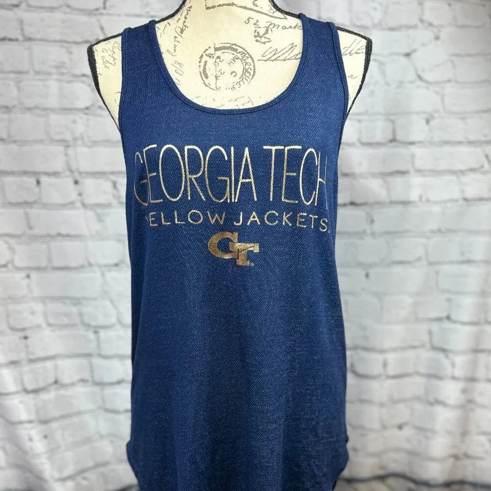 Georgia Tech Yellow Jackets Racerback Womens Tank - Image 4