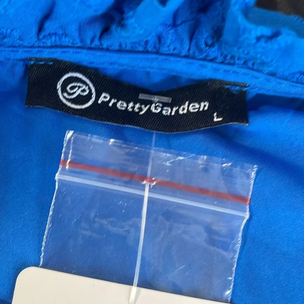 PrettyGarden Blue Eyelet Top - Image 7