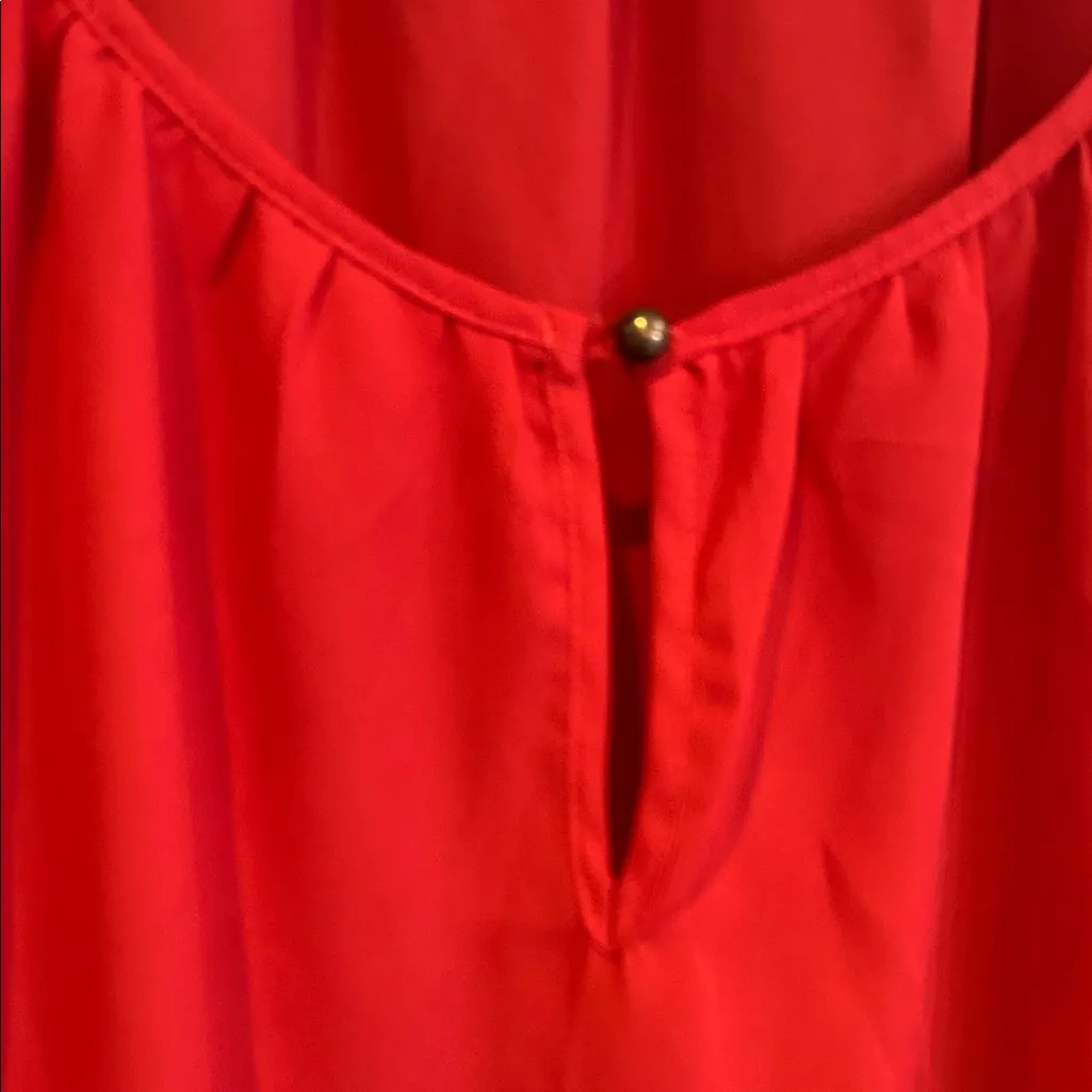 Liberty Love Red Lace Accent Blouse - Image 3