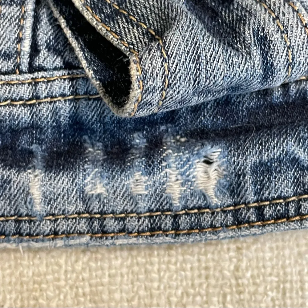 American Eagle Distress Denim Jean Jacket - Image 13