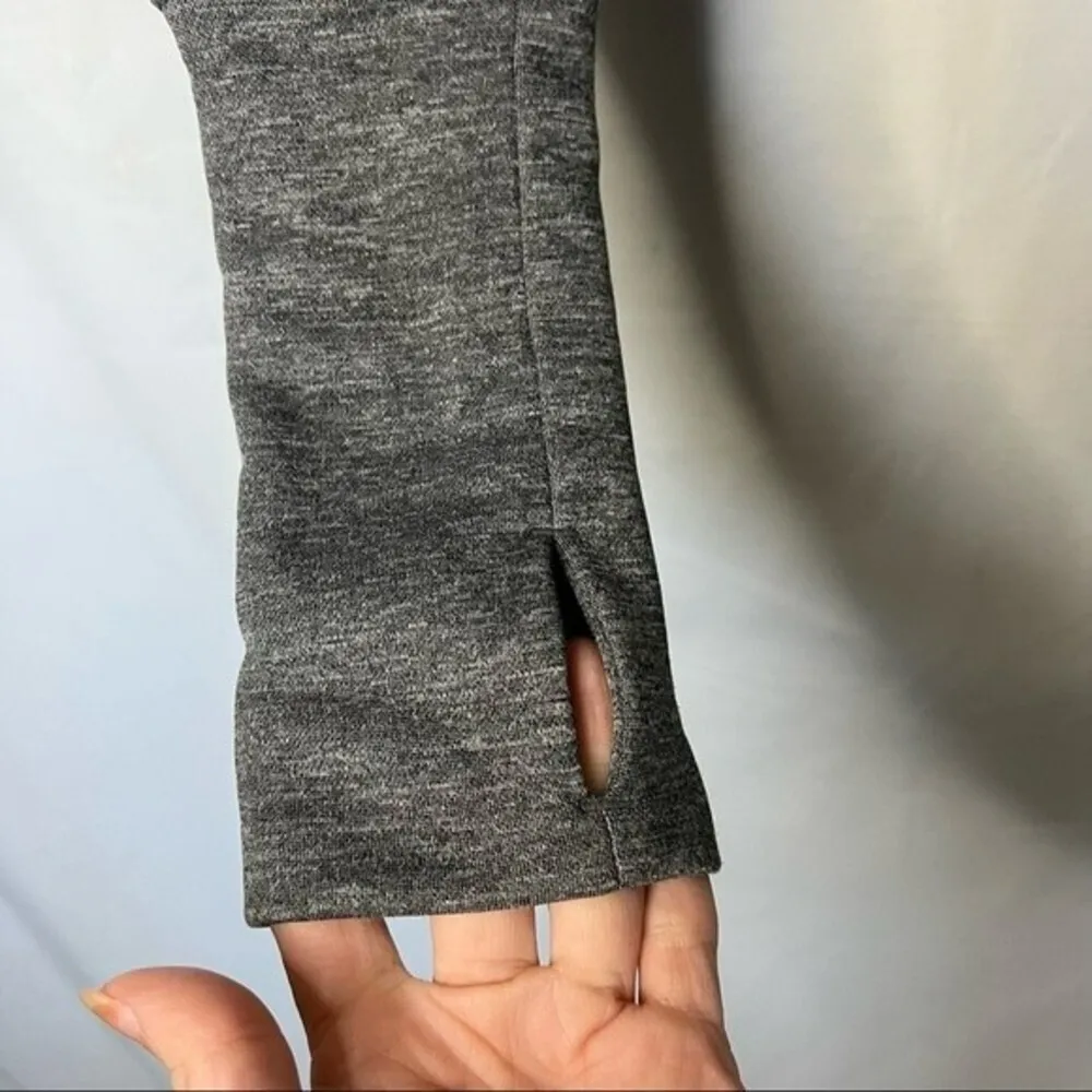 C9 by Champion athletic cropped funnel neck hooded sweater xs gray - Image 2