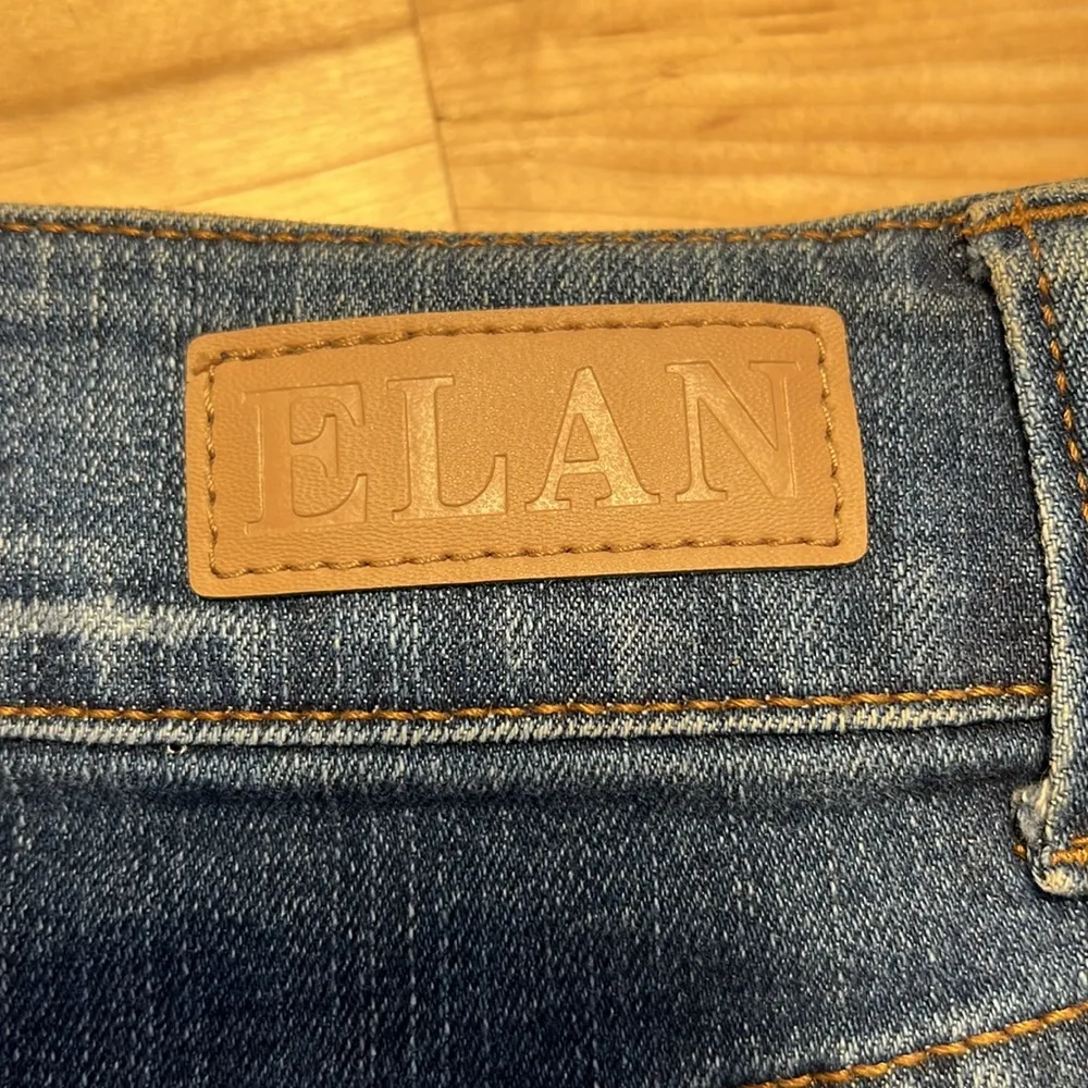 Elan Cutoff Distressed Jean Shorts - Image 3