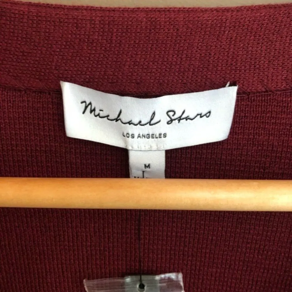 Michael Stars NWT  Milano V Neck Dolman Sweater‎ M - Image 9