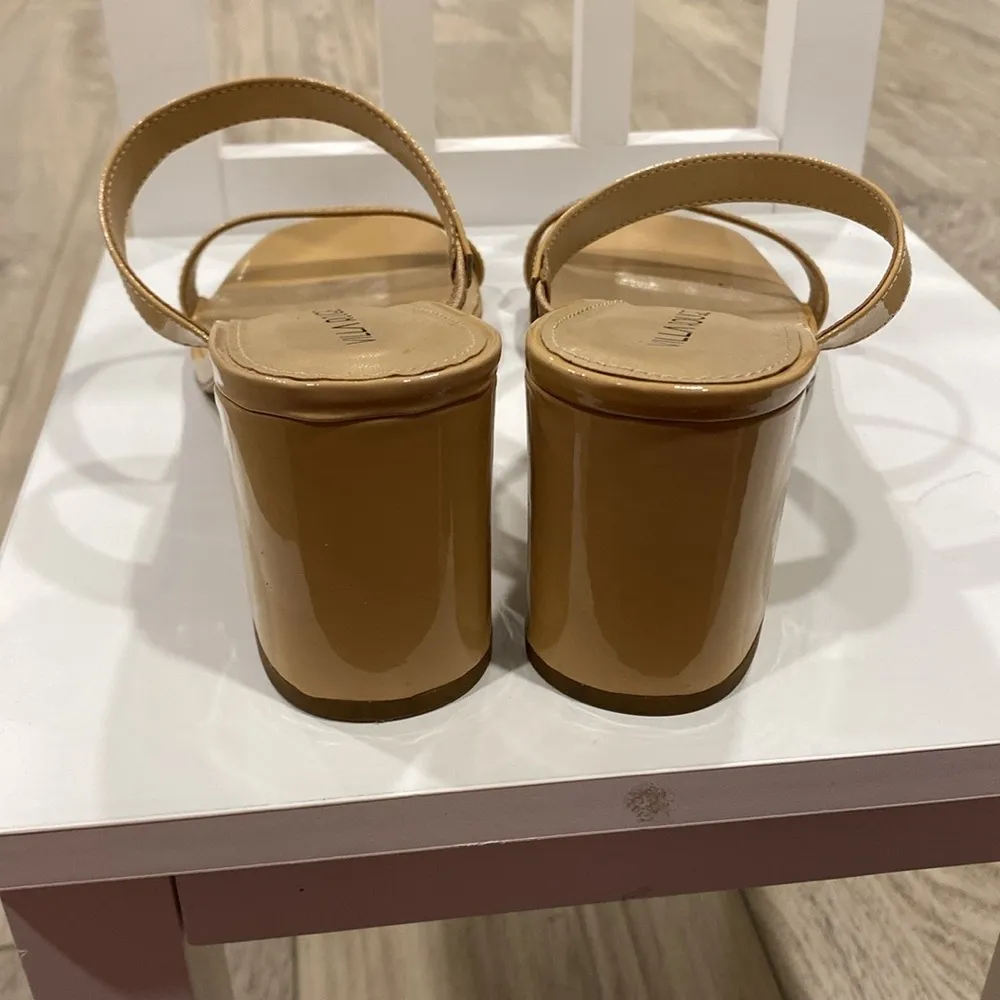 Villa Rouge Bass Slides, beige sandals for summer, Women's Sandals, women SZ 9.5 Tan - Image 4