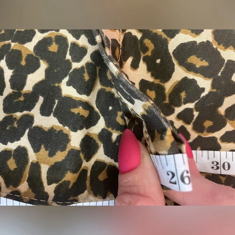 We The Free Leopard Print Womens Ankle Skinny Jeans size 25 - Image 8