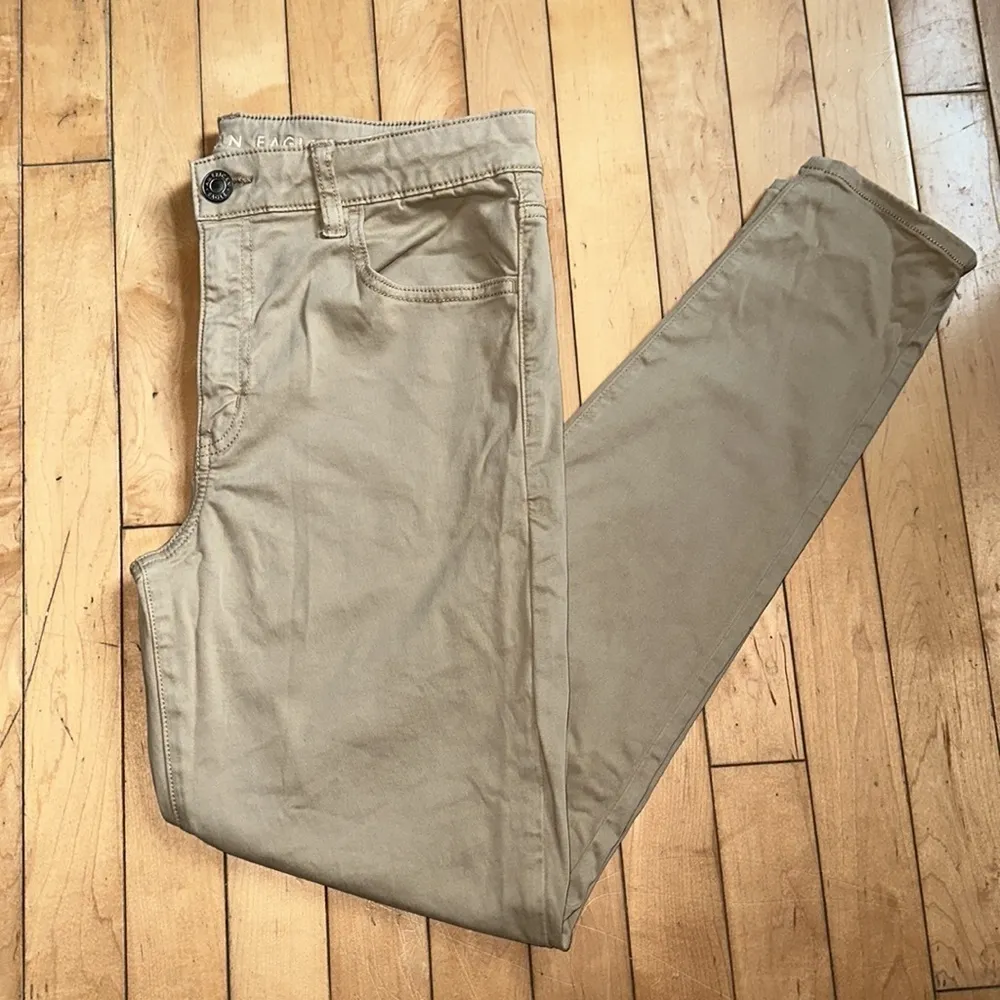 American Eagle‎ Khaki Jeggings | 12 - Image 2
