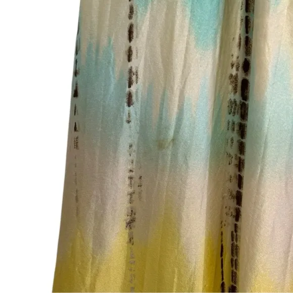 Vintage BCBGMaxAzria 100% Silk Maxi Dress Beaded Babydoll sz Small‎ Y2K Fairy - Image 7