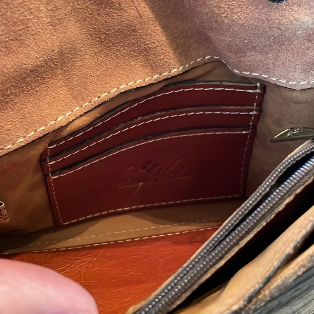 Patricia Nash Embossed Leather Clutch - Image 10