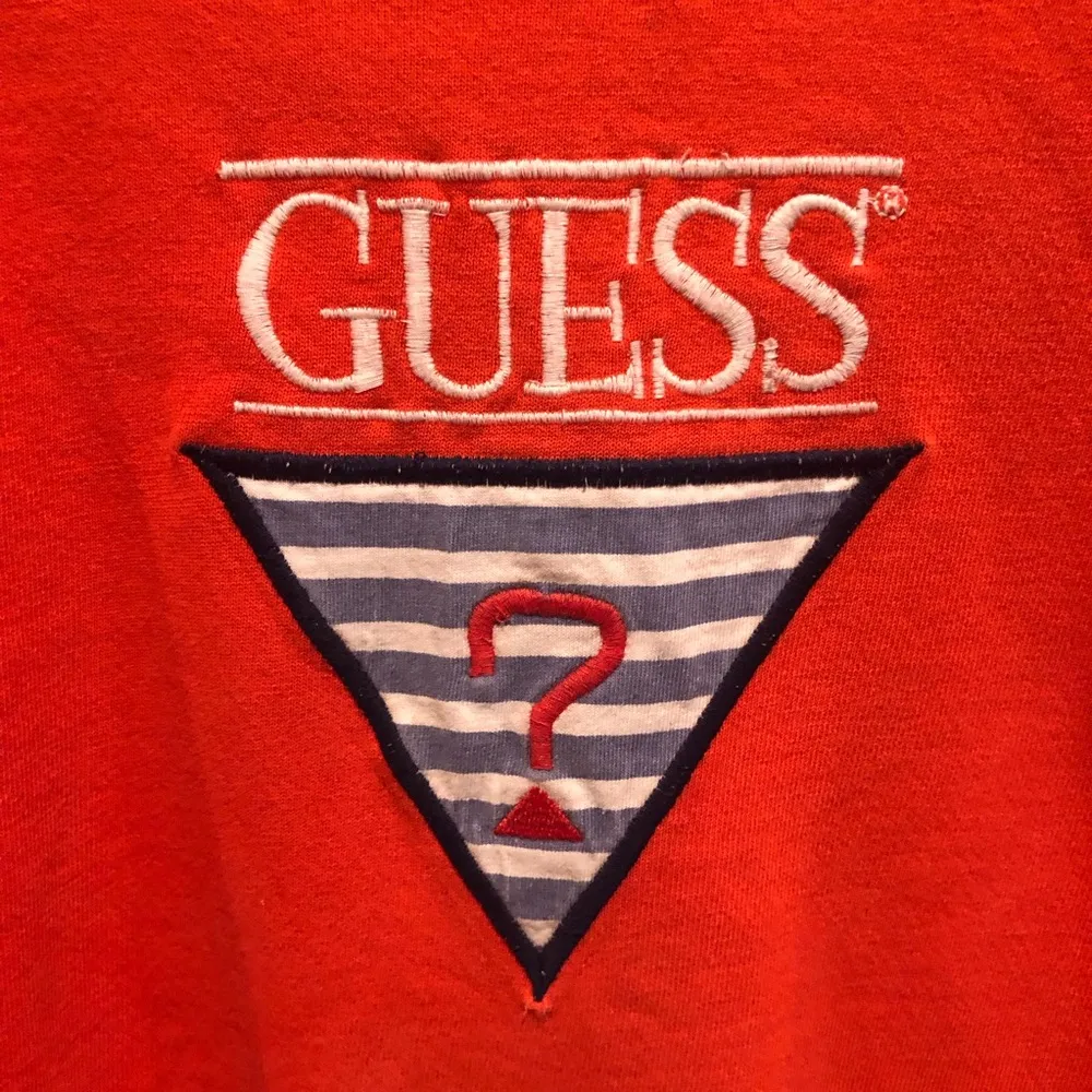 Vintage Guess Sweater One size orange Sweatshirt Georges Marciano - medium - Image 2