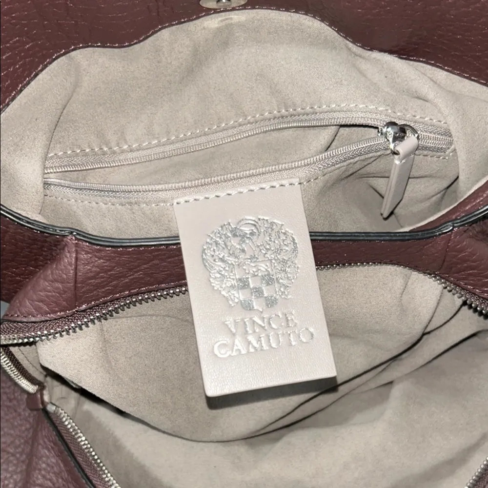 Vince Camuto Crescent Leather Shoulder Bag - Image 9