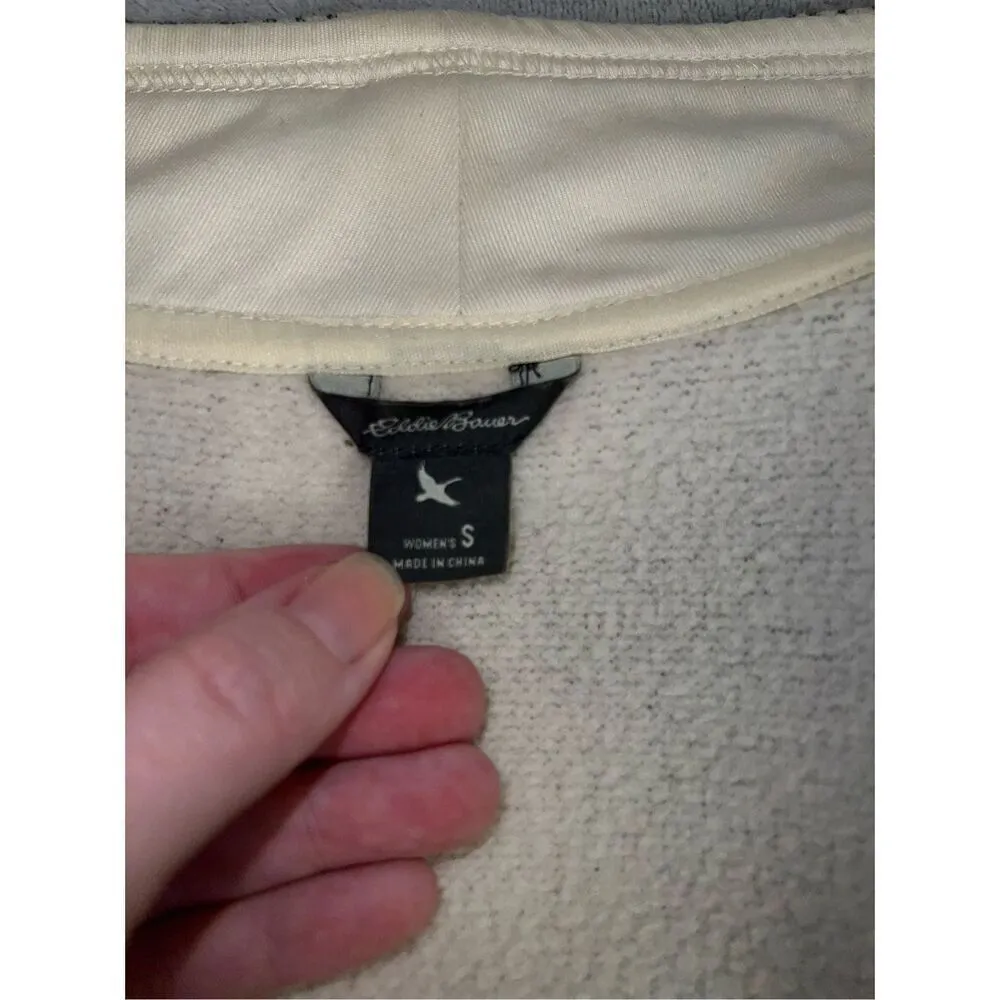 Eddie Bauer  Flannel Fleece Zip up Jacket Women’s Small - Image 9