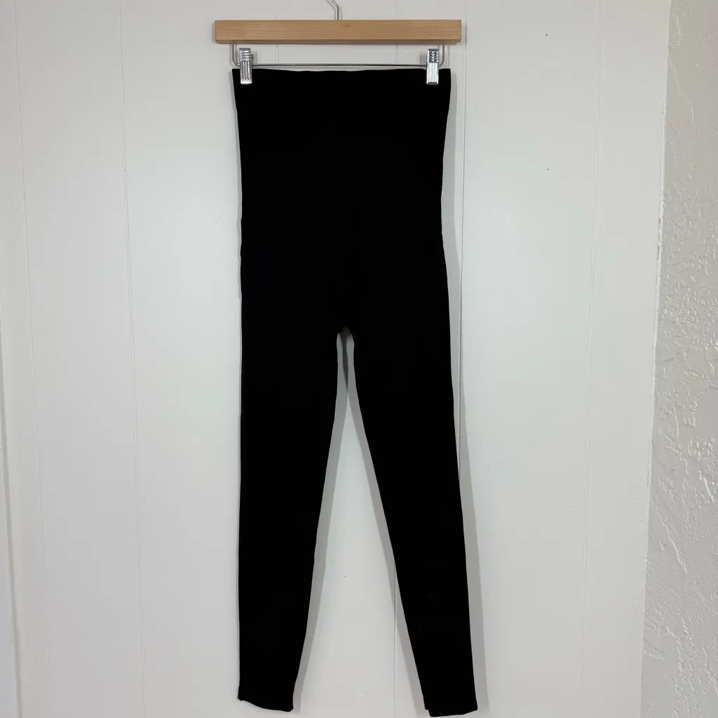 Blanqi Black Everyday Maternity Belly Support Leggings Size M - Image 7