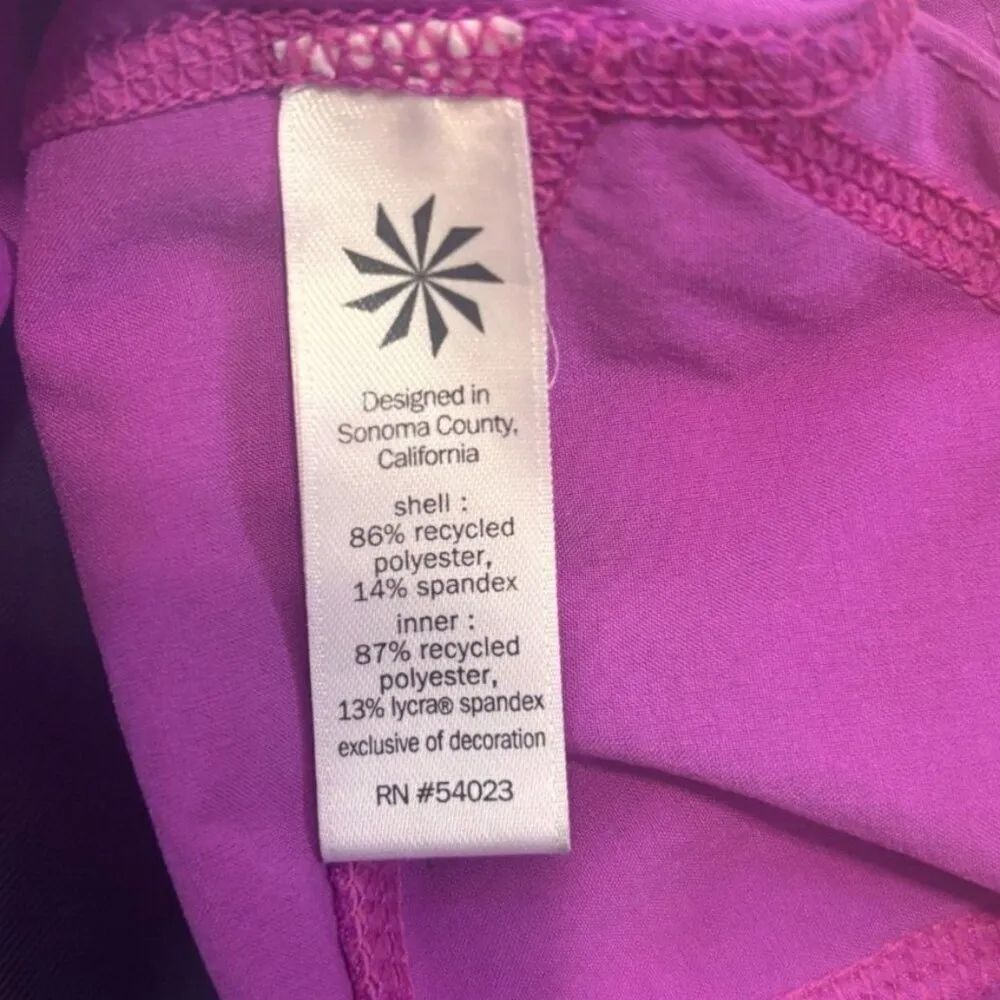 Athleta Ready Set 2 in 1 Short 4" Running - Jazzy Purple/Navy - Womens Size XS - Image 5