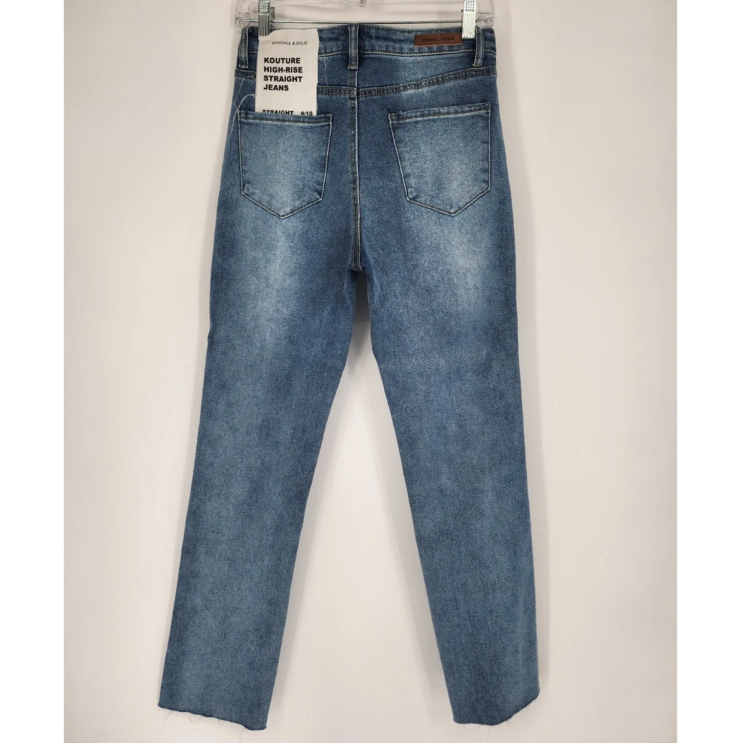 Kendall & Kylie Kouture High-Rise Straight Jeans San Bernardino Wash Size 9/10 - Image 14
