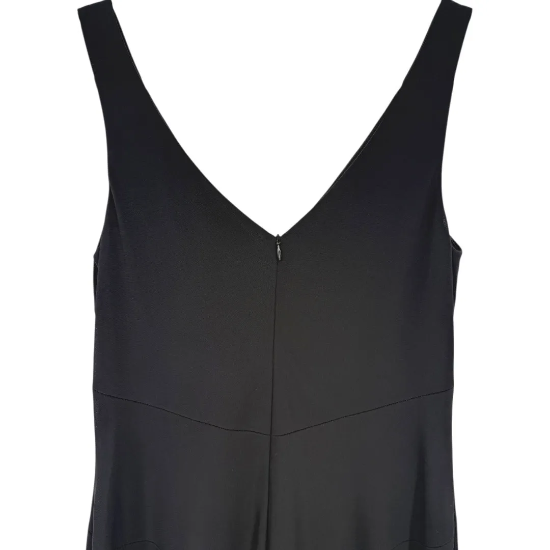 David Meister Black Sleeveless Babydoll Midi Dress Size 6 Fairy Whimsigoth - Image 5