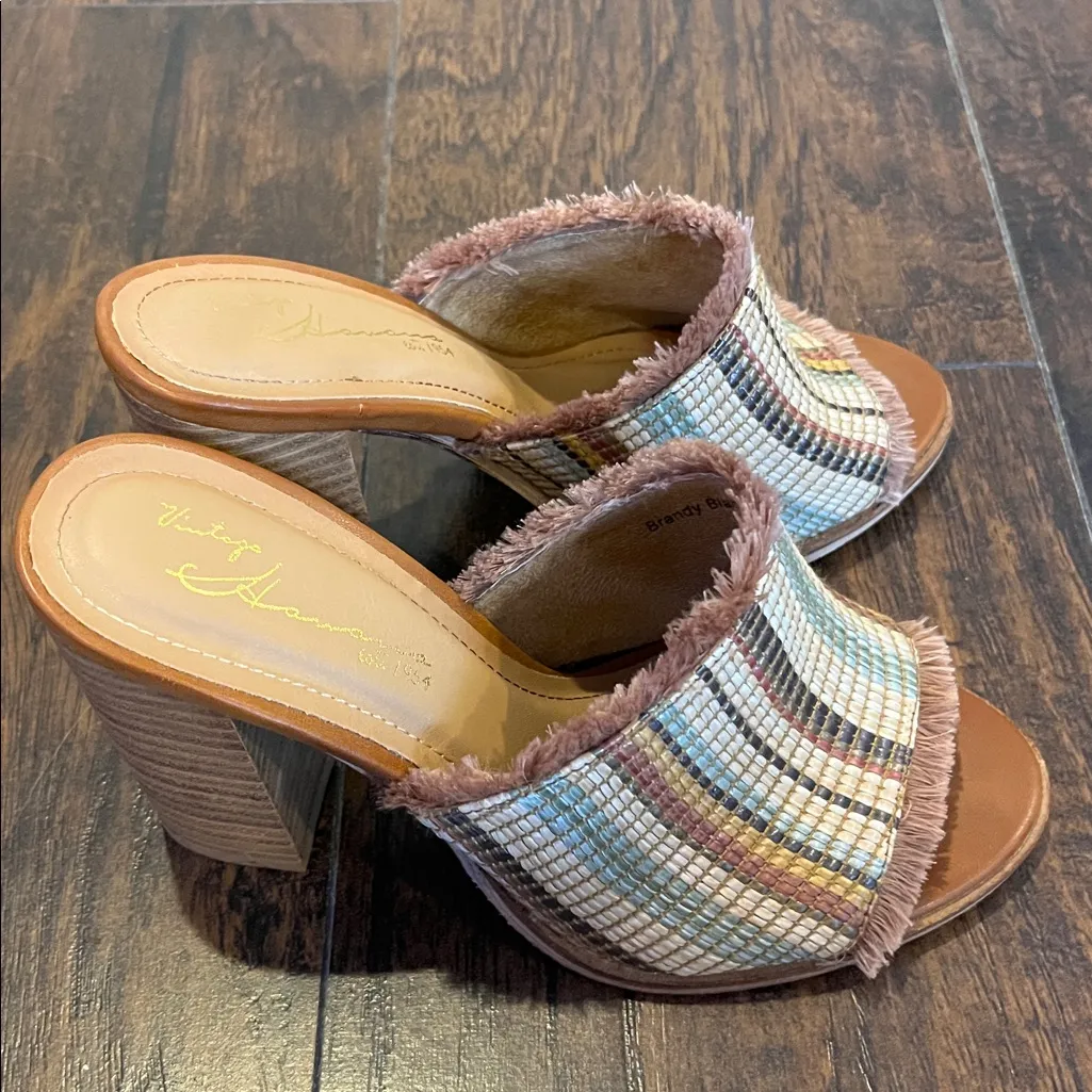 Clog style heels Brown Size 7 - Image 2