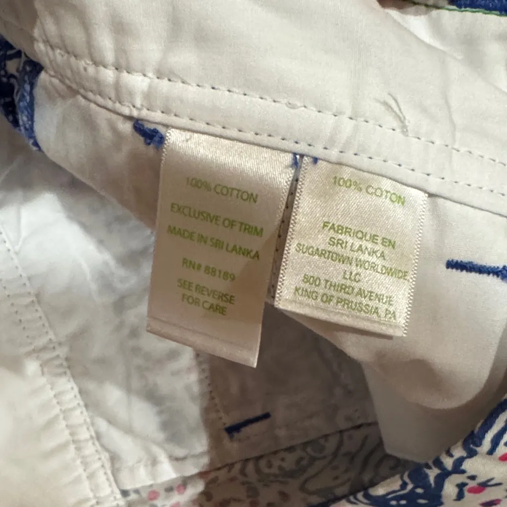 Lily Pulitzer The Walsh Shorts 10 Star Crush Starfish 100% Cotton - Image 5