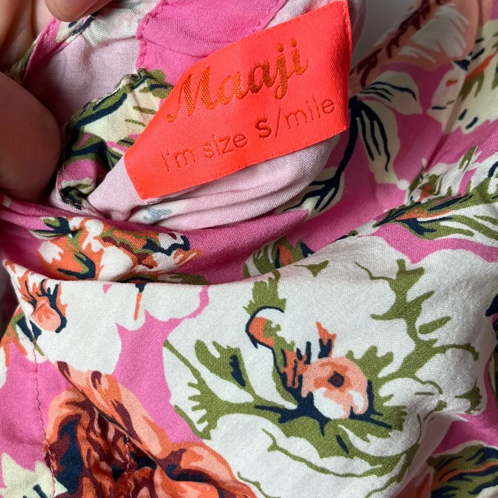 Maaji Exotic Species Forsythia Kaftan Swim Cover Up Dress Floral - Image 11