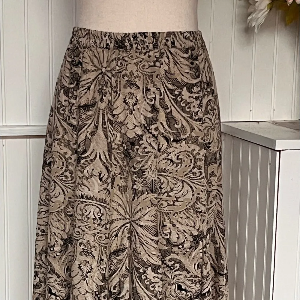 Christopher & Banks Fit & Flare Floral Skirt - Image 3