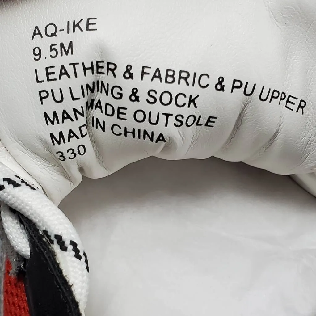 Aqua Womens AQ-IKE Sneakers Shoes Multicolor Color Leather Lace Up Size 9.5M - Image 11