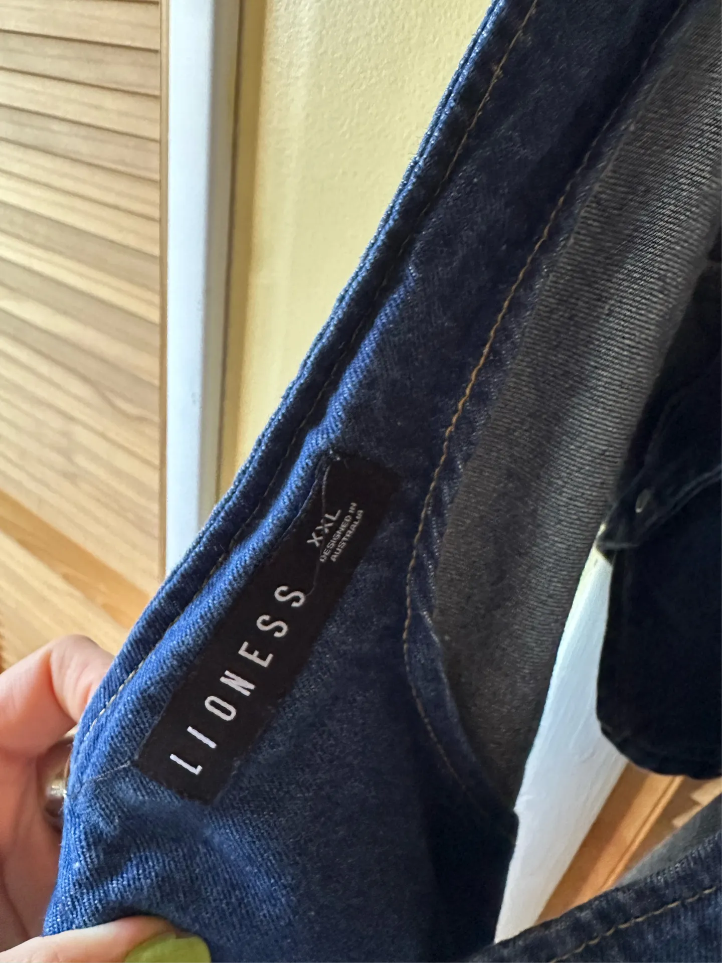 lioness denim halter tank - Image 4