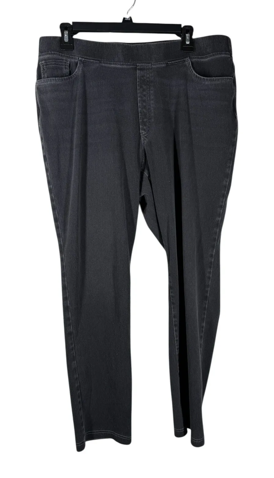 J Jill Purejill Womens Black Pull On Elastic Waist Pants Sz L Casual Stretch Size L - Image 1