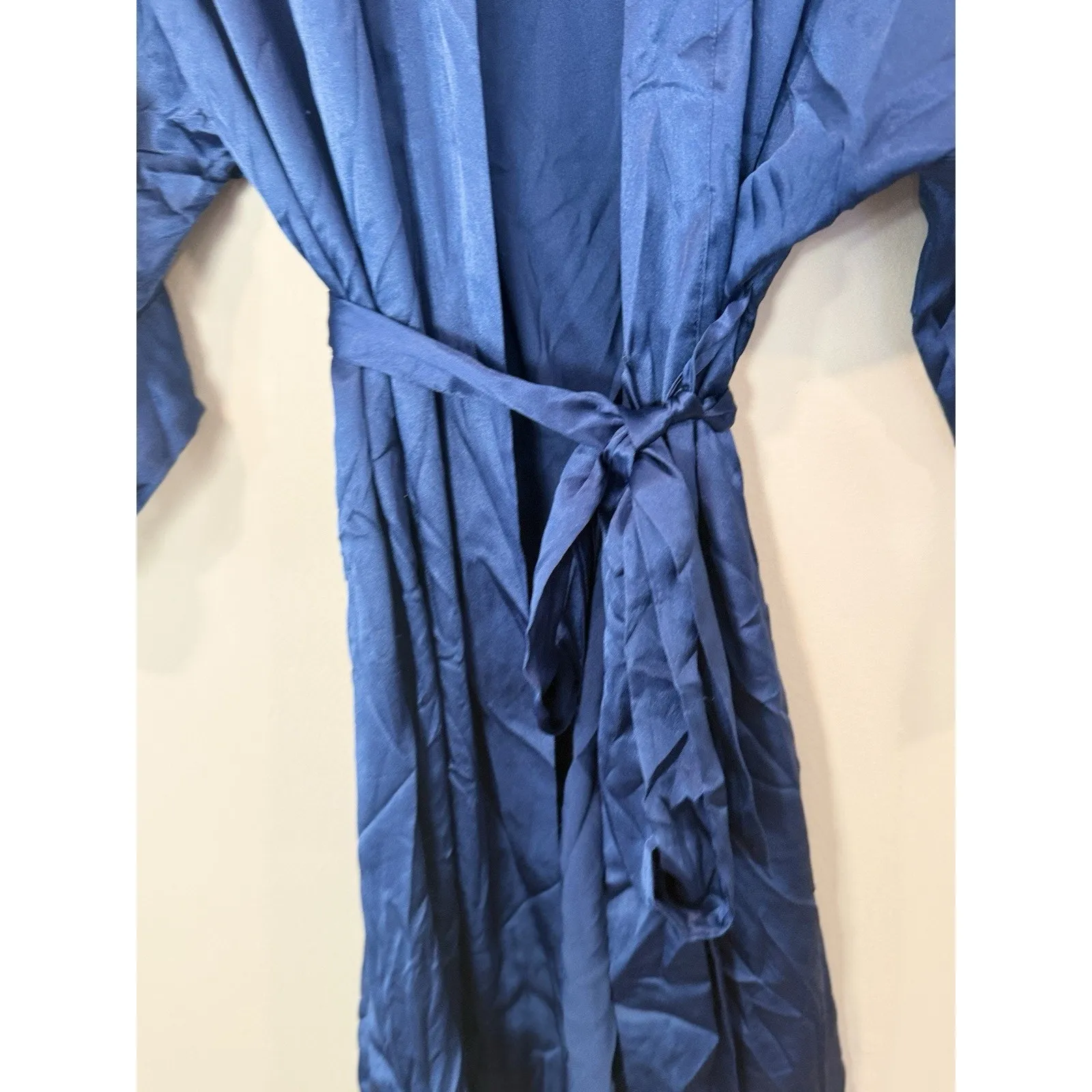 Victorias Secret Womens Kimono Robe Vintage Size Medium Wrap X1297 - Image 3