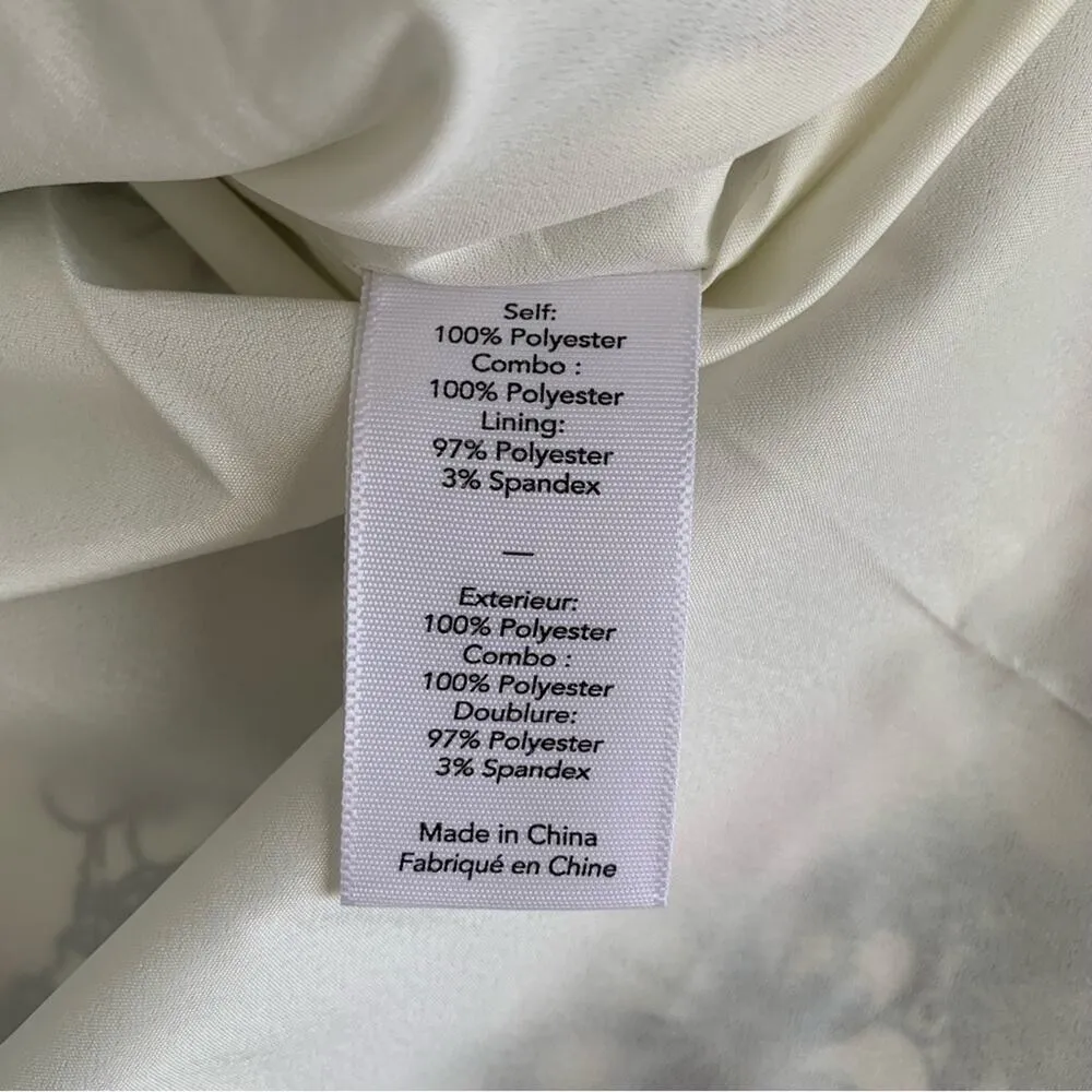 Likely Contour Daisy Delbarton Floral Asymmetrical Ruffle One Shoulder Dress 0 - Image 10