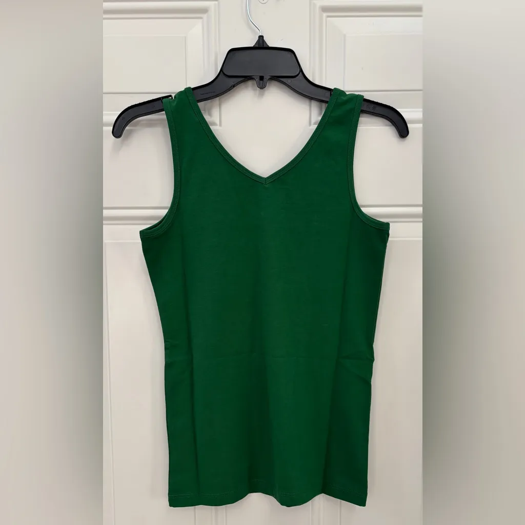 NWT Universal Standard Forest Green Tank Top Women's 4XS (00-0 / XS) - Image 2