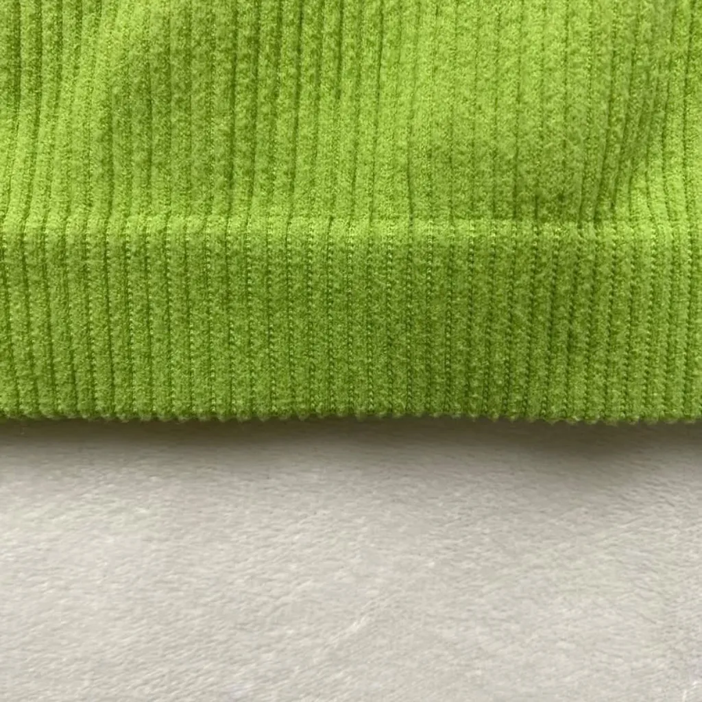 lime green Zara ribbed tank top - Image 8