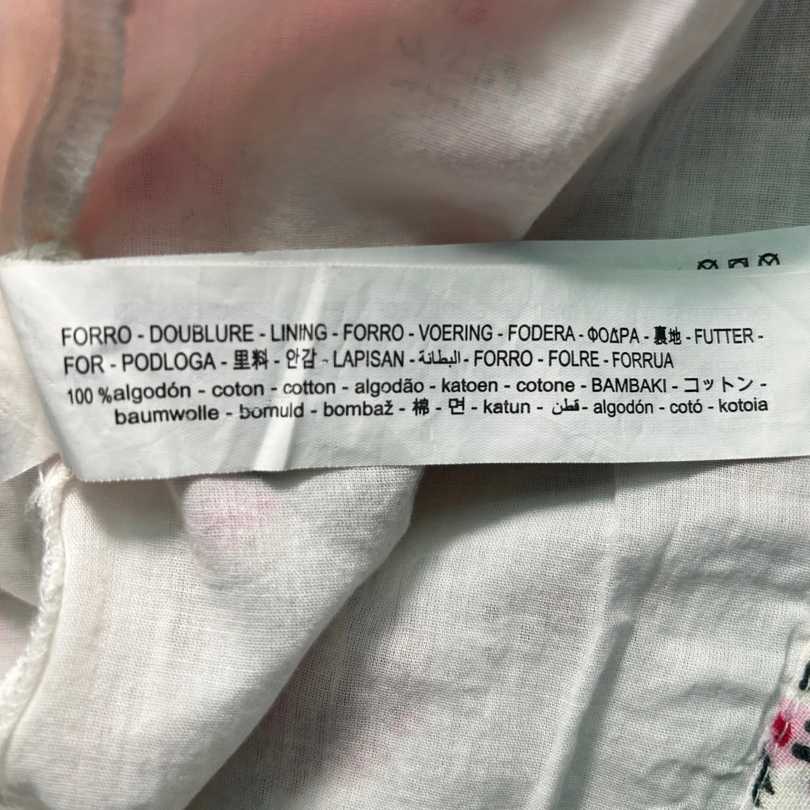 Zara NWT Floral Ruched Midi Dress Small Sweetheart Neck Button Smocked Back - Image 8