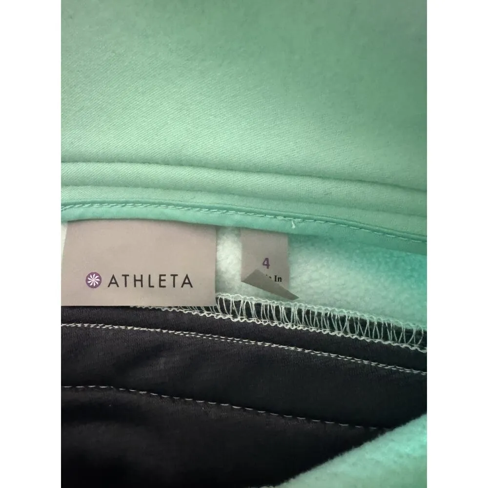 Athleta women's Size 4 Teal Green Ski Snowboard Pants Insulated Pockets - Image 8