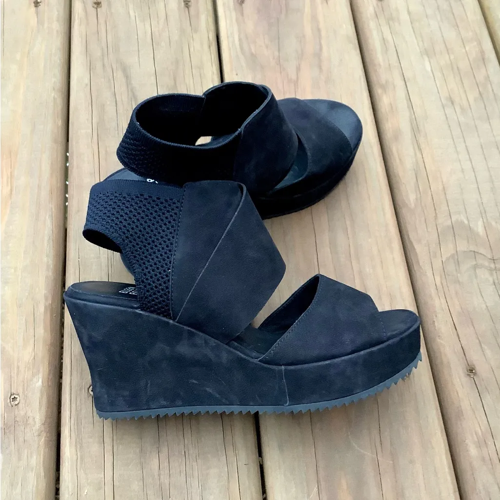 EILEEN FISHER platform wedge sandals STYLISH 🔥 - Image 2