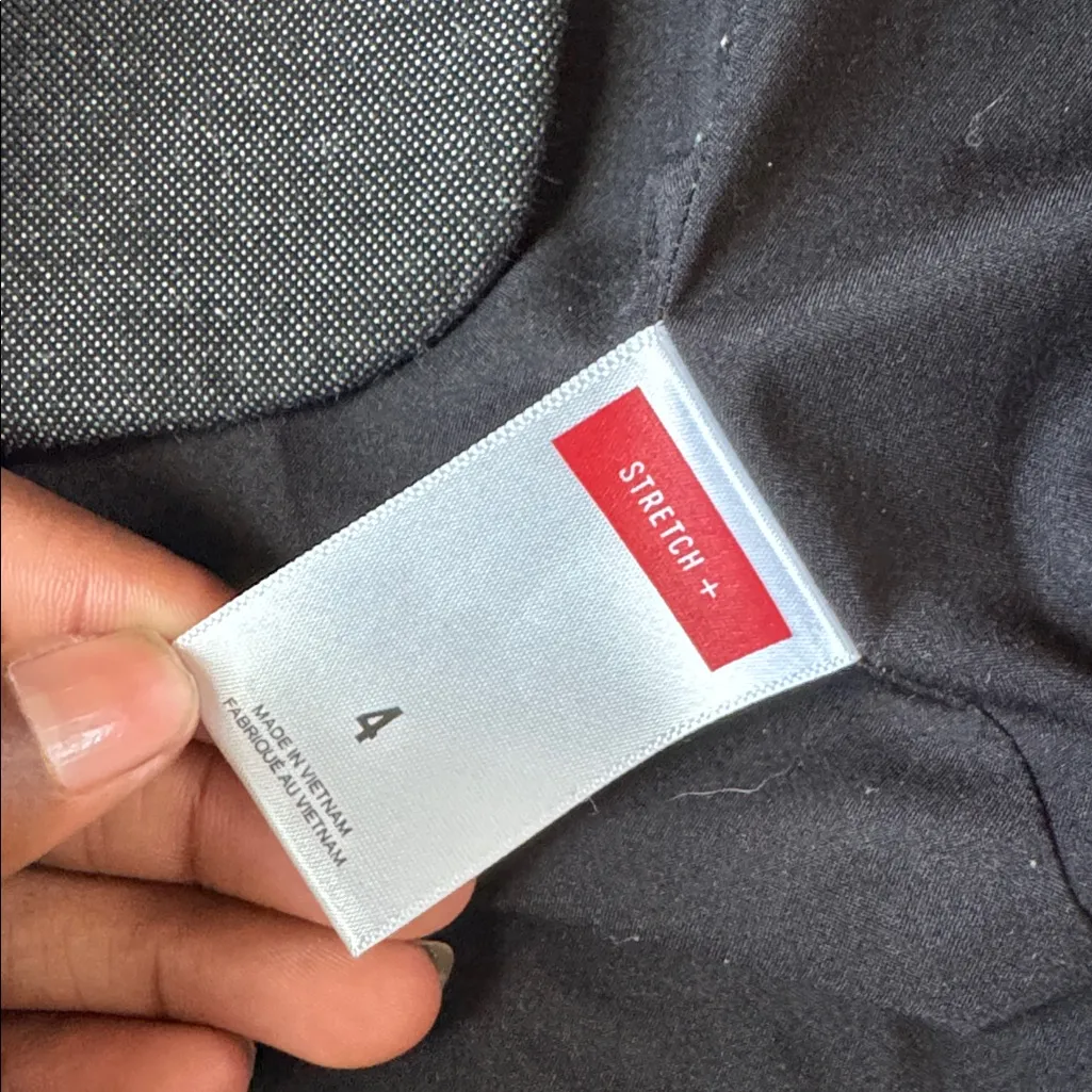 Express Charcoal Gray Blazer SIZE 4 - Image 4