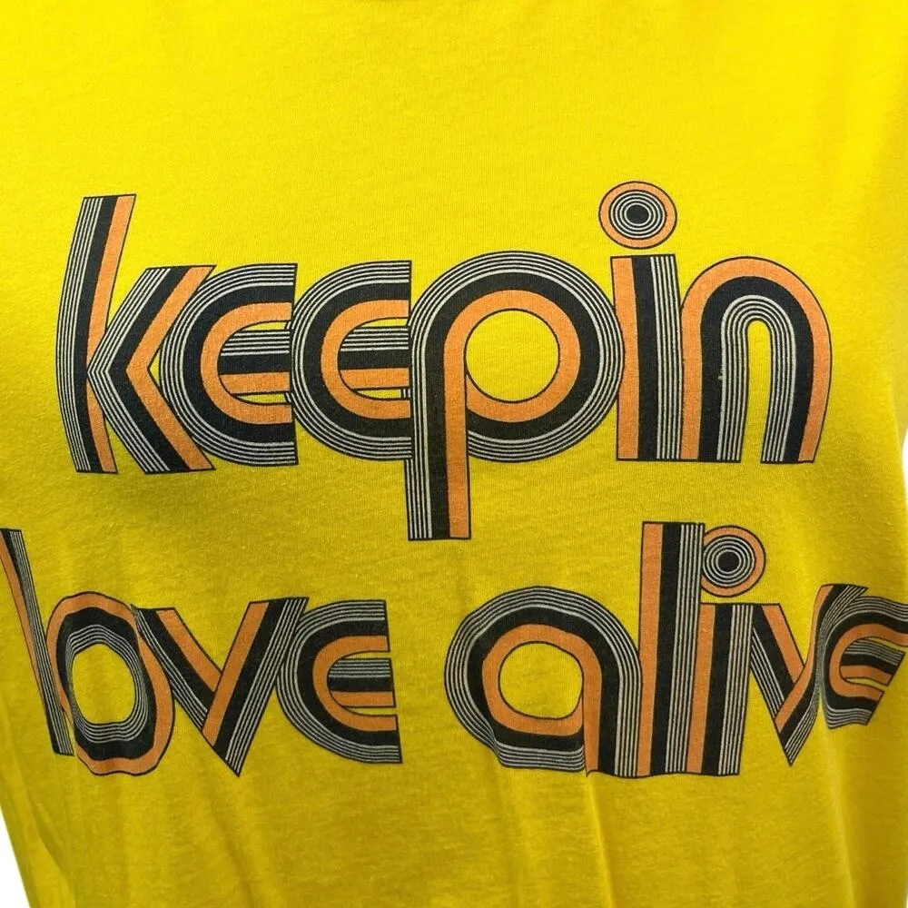 Mother Womens Yellow Boxy Goodie Klo Lemon Keepin Love Alive T Shirt Tee Top M Size M - Image 11