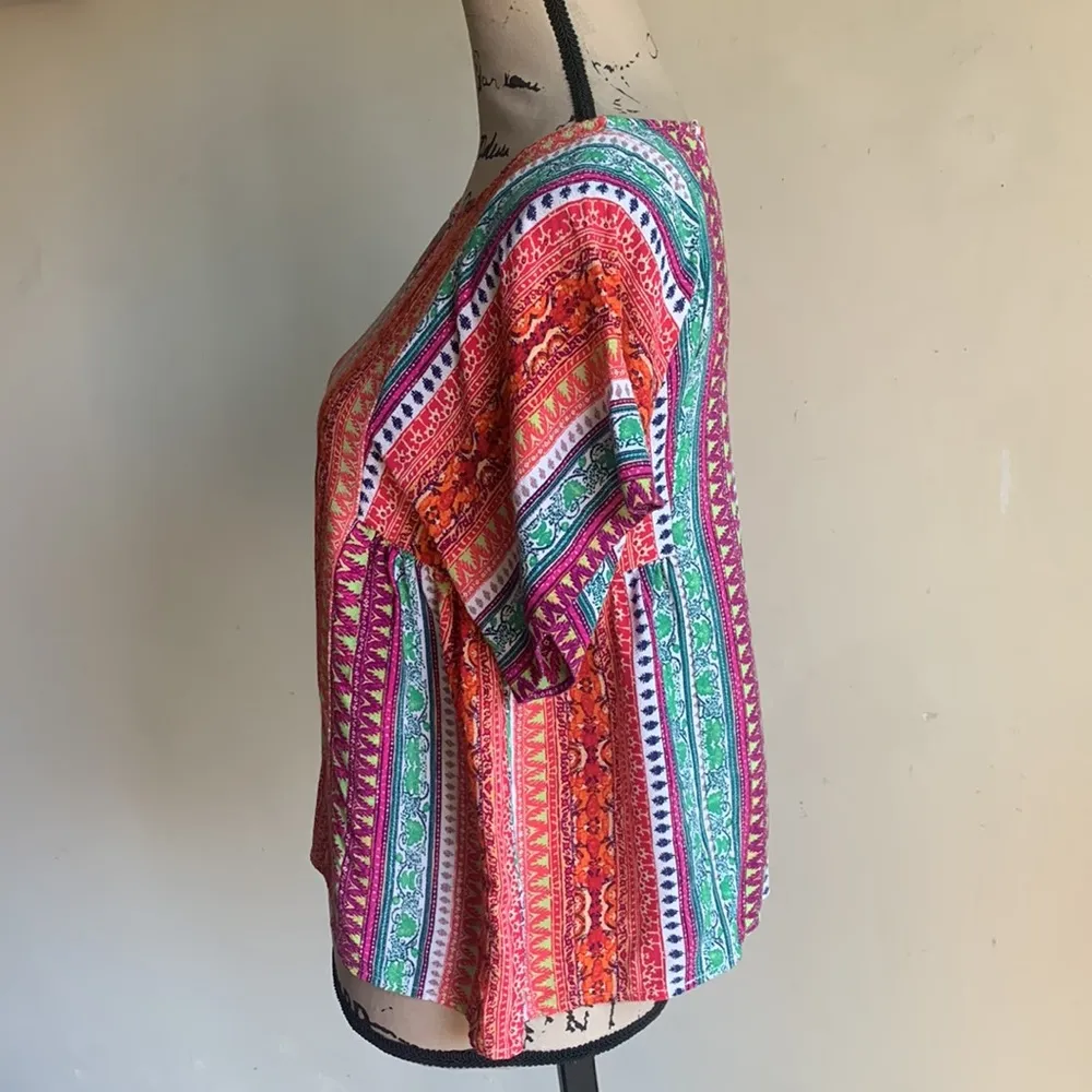 Anthropologie Maeve Milla Multicolored Blouse - Image 8