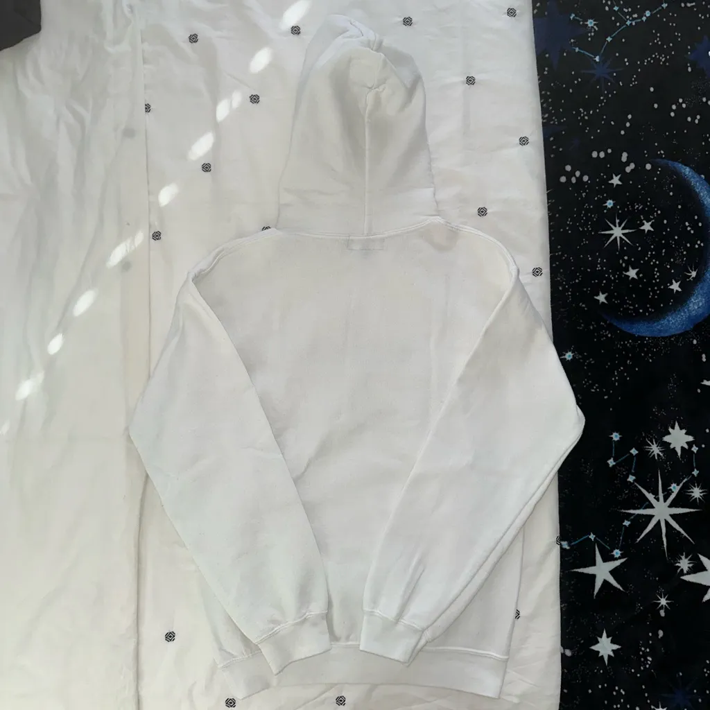 Shadow Hill White Hoodie - Image 3